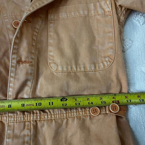 Pistola Parker Cotton Utility Romper Distressed Orange Utility Size M Cotton - Picture 8 of 9